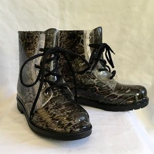 *NEW* Chemistry transparent rain boots